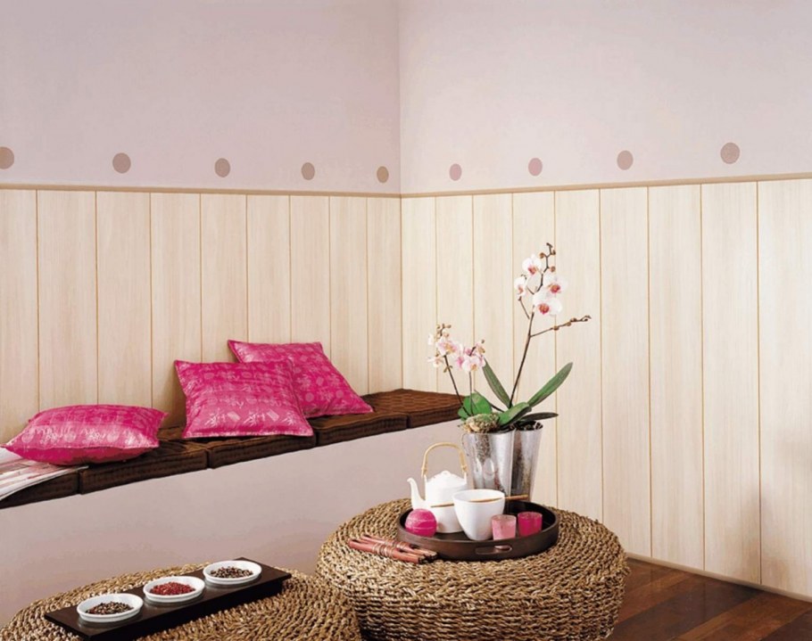 Песочные стены в интерьере