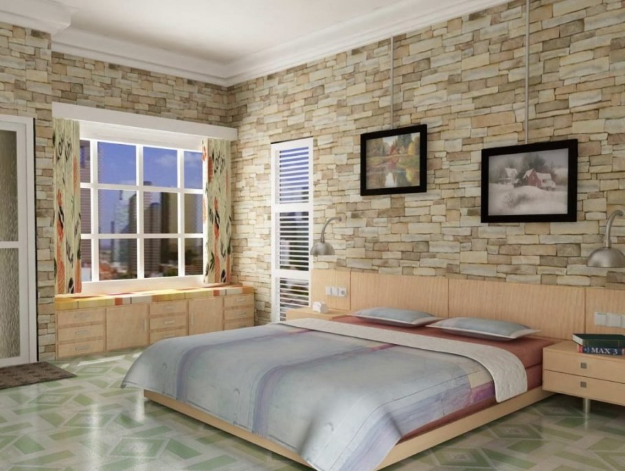 Отделка стен в гостиной