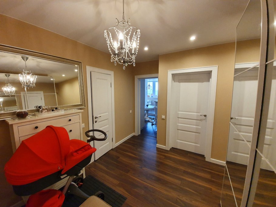 Туалет с ванной на кухне