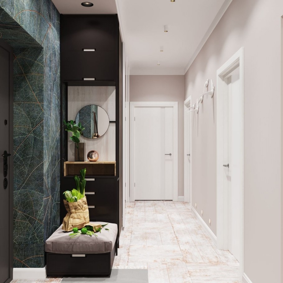 Интерьер 2 комнатной квартиры 50