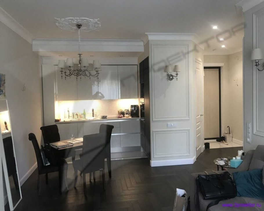 Кухня в коридоре перепланировка