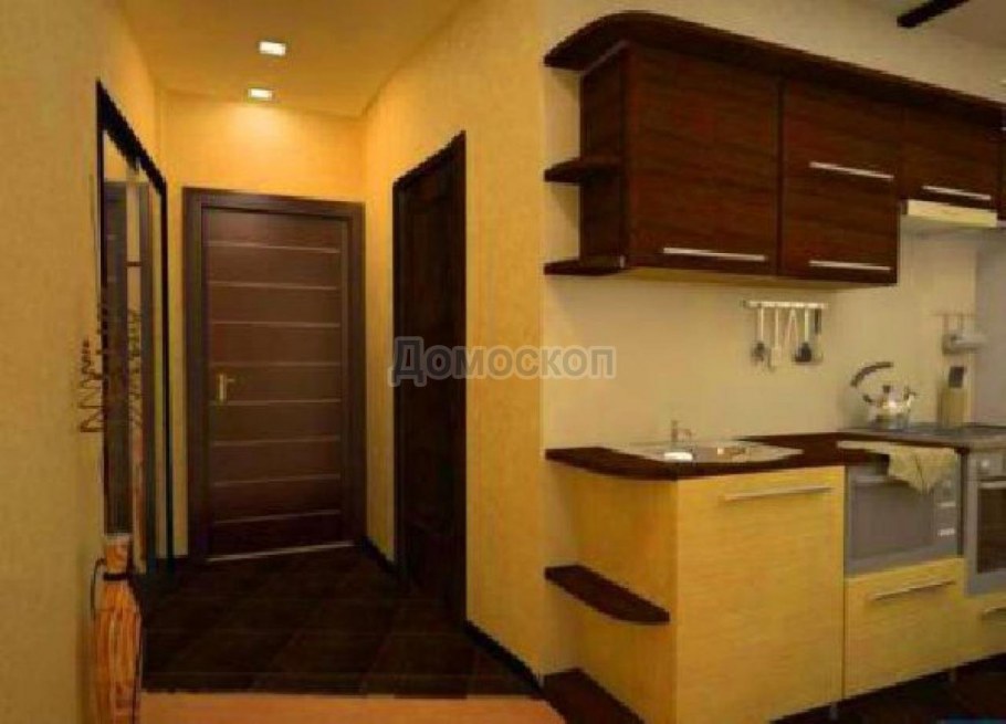 Прихожая в маленькой квартире студии