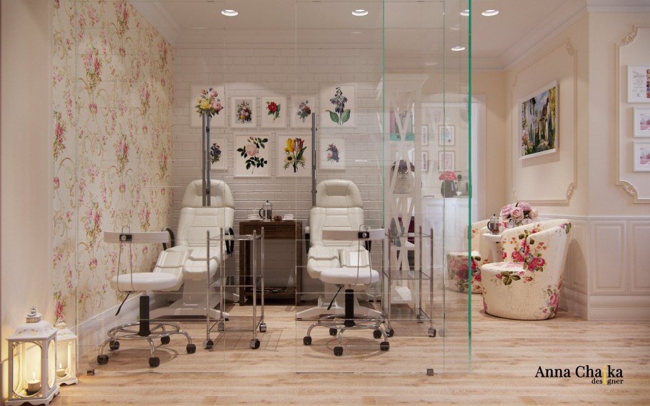 Парикмахерская в стиле Прованс