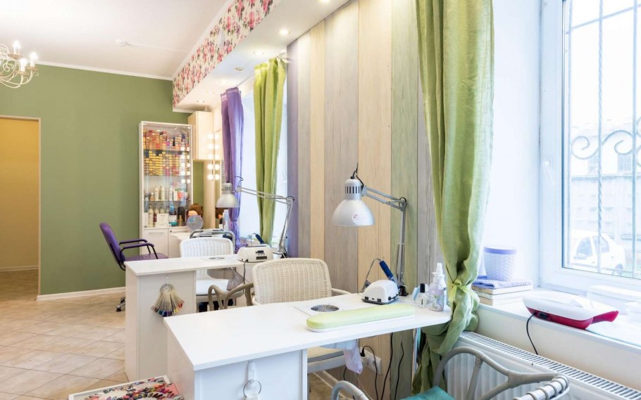 Салон красоты в стиле шебби