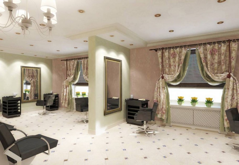 Салон красоты в стиле шебби