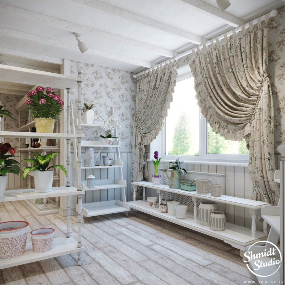 Маникюрный кабинет в стиле шебби Шик