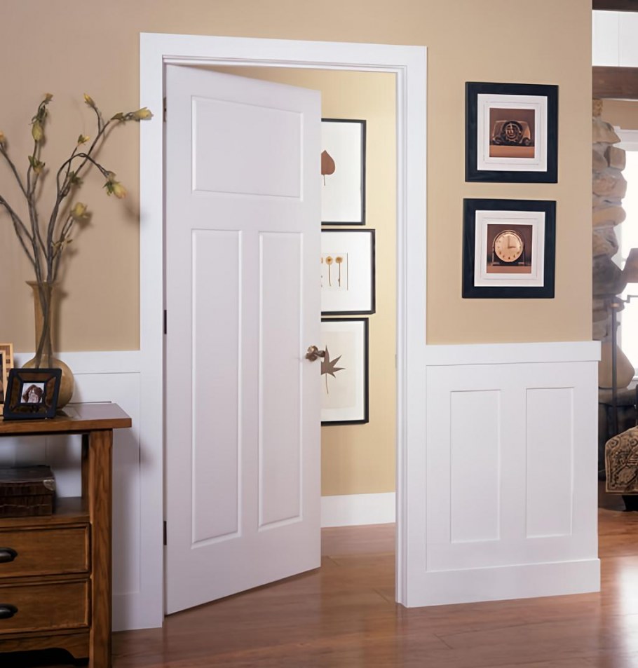 Межкомнатные двери в интерьере квартиры реальные