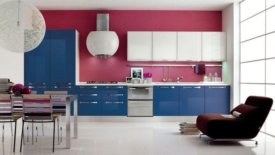 Кухня в оливковых тонах