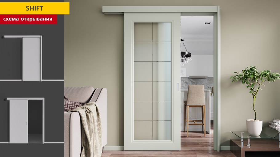 Двери в интерьере квартиры в современном стиле