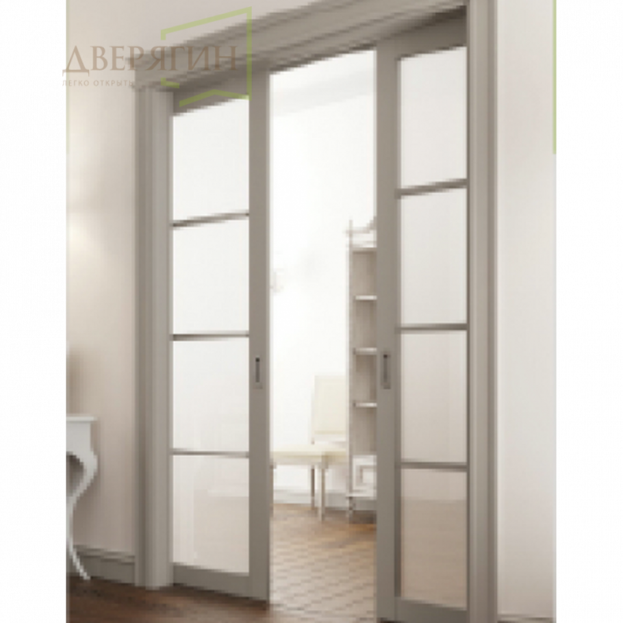 Раздвижные двери пластиковые на два проема