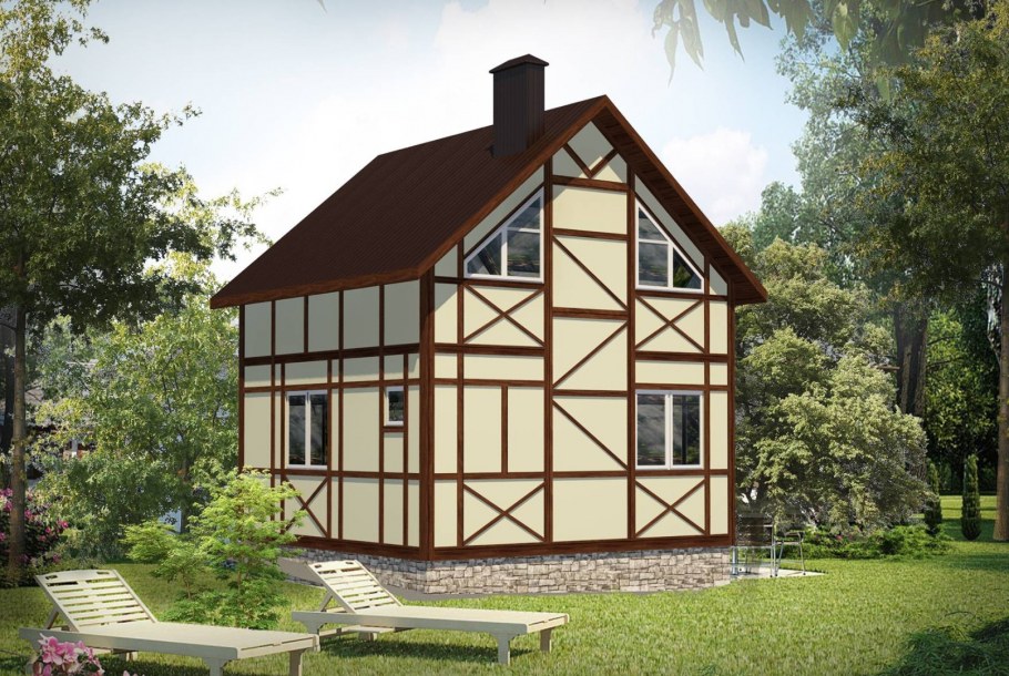 Стиль фахверк Фазенда