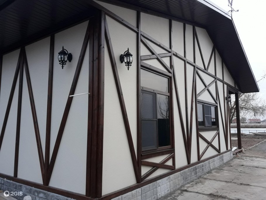 ОСБ фасад фахверк