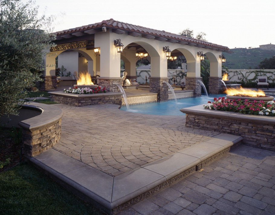 Терраса из натурального камня