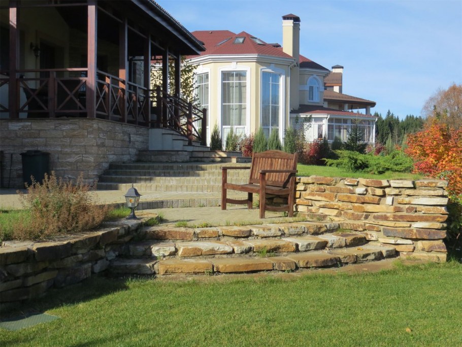 Террасирование склона проект