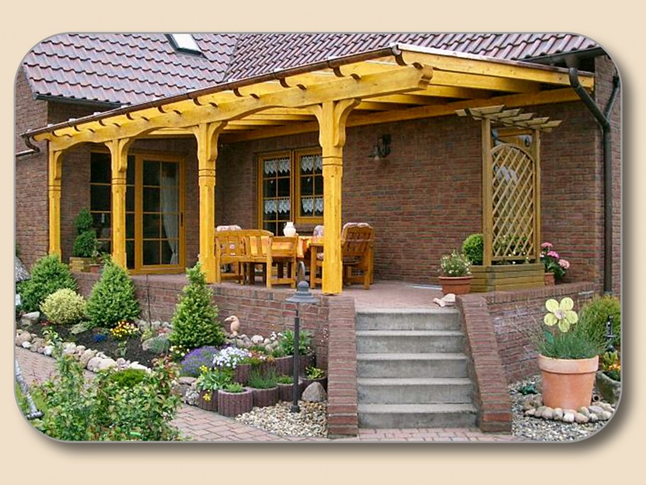 Веранда из камня