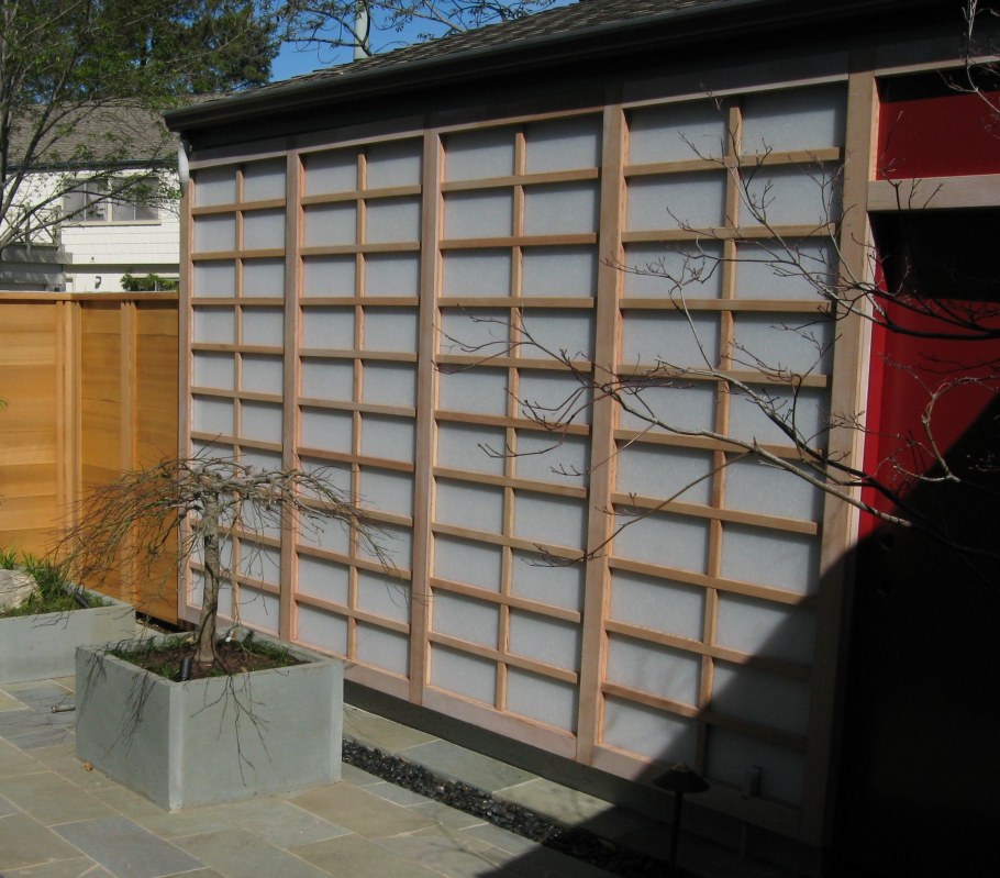 Забор в японском стиле