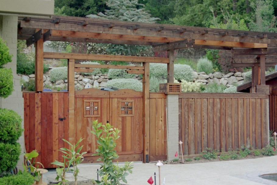 Ворота и калитка в японском стиле