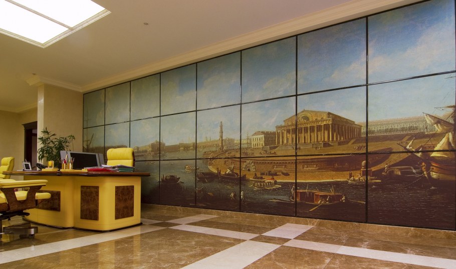 Широкоформатная печать в интерьере