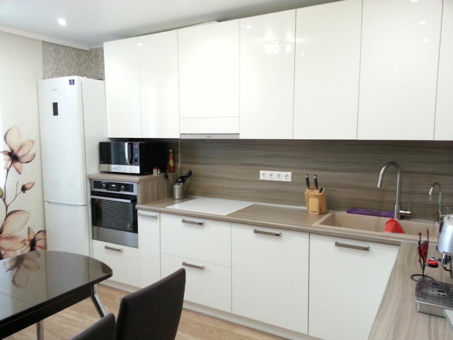 Кухни Минимализм угловые икеа