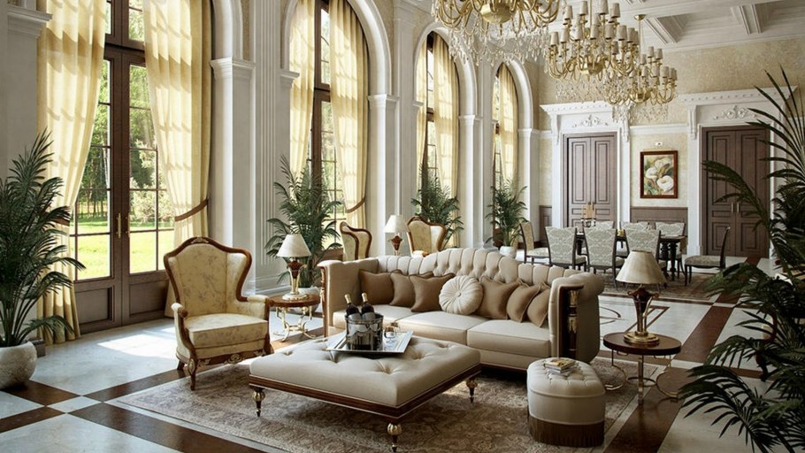 Гостиная в особняке