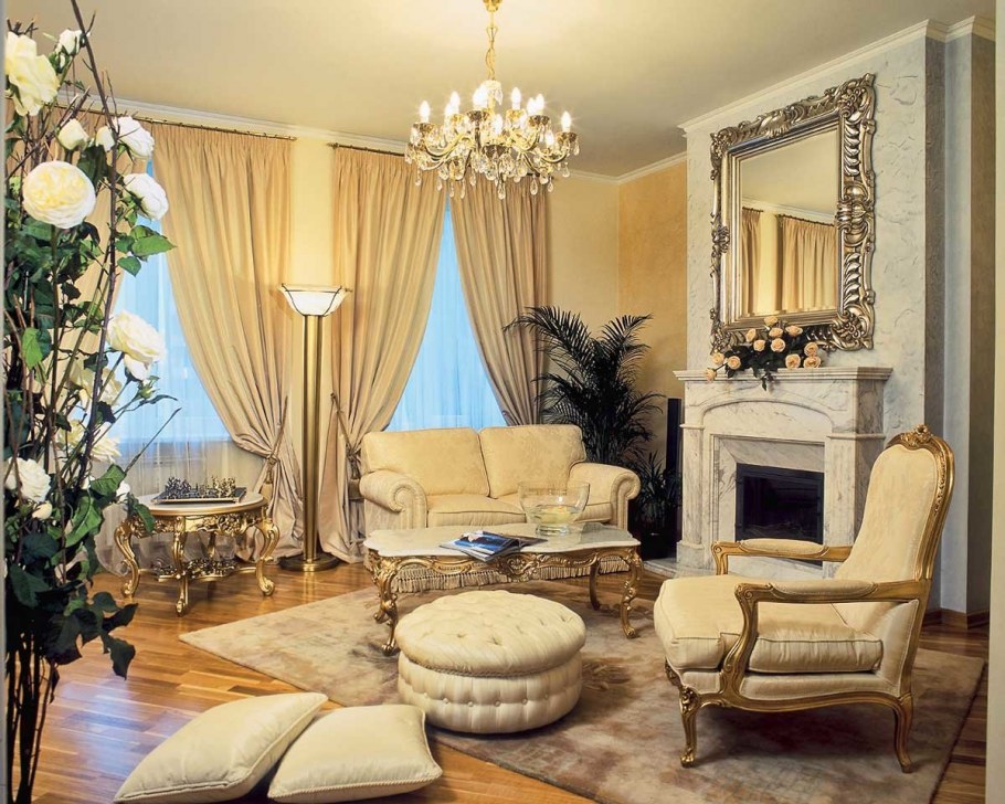 Гостиная в стиле рококо Барокко