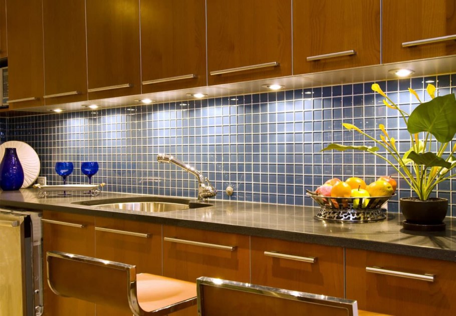 Стеклянная плитка для кухонного фартука