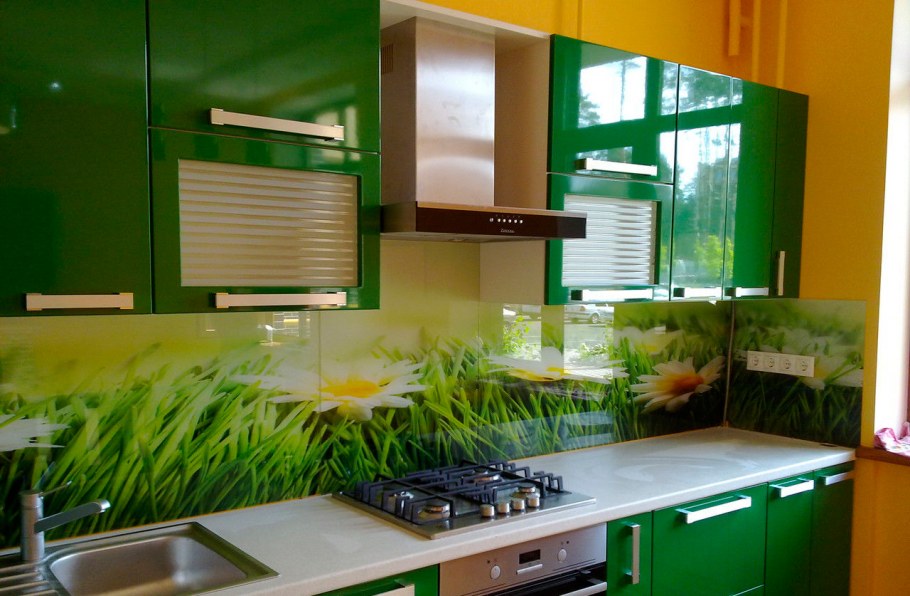 Подсветка фартука на кухне