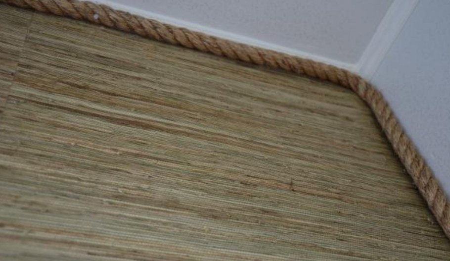 Джутовый канат плинтус