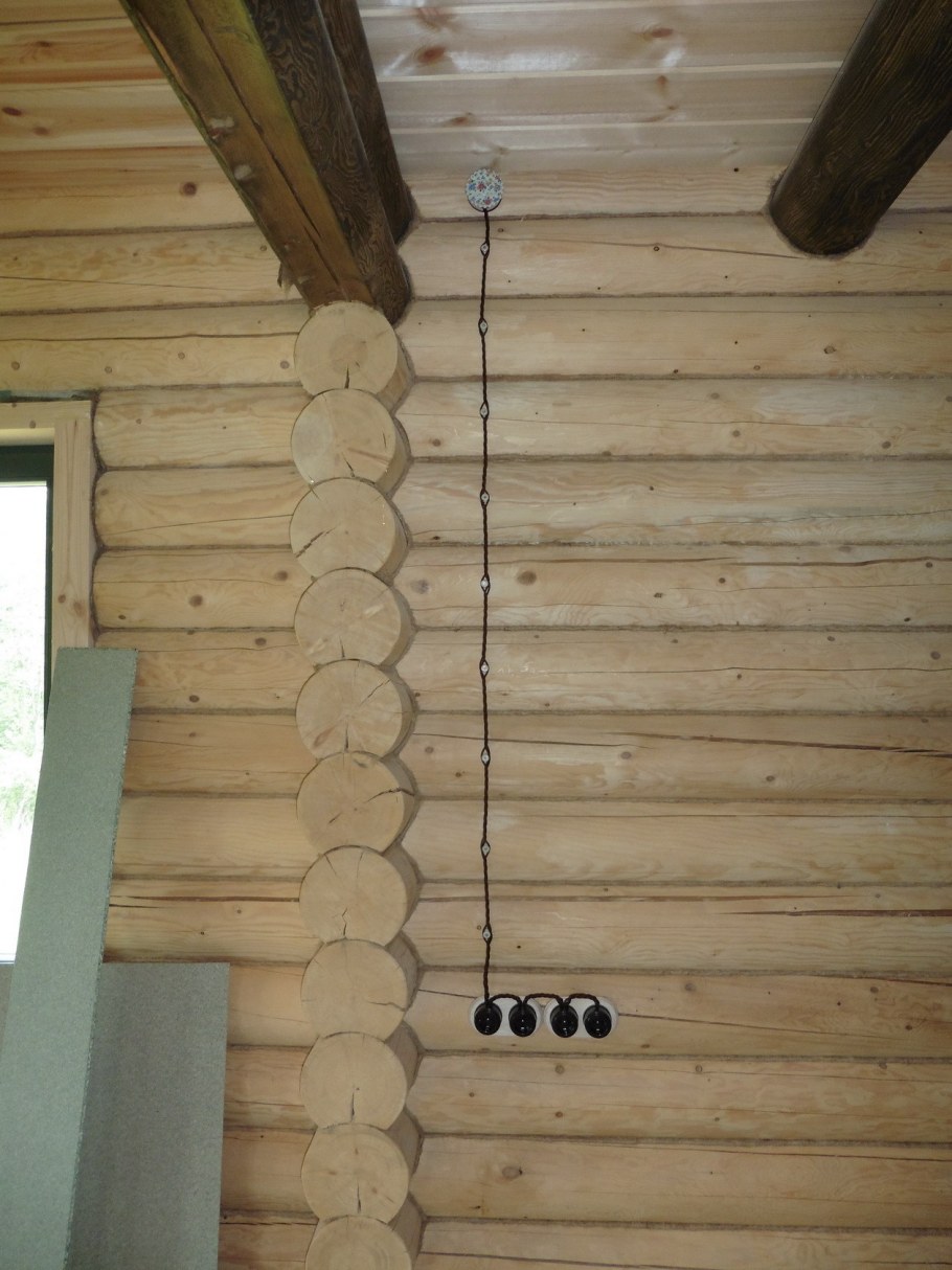 Джутовый канат серый