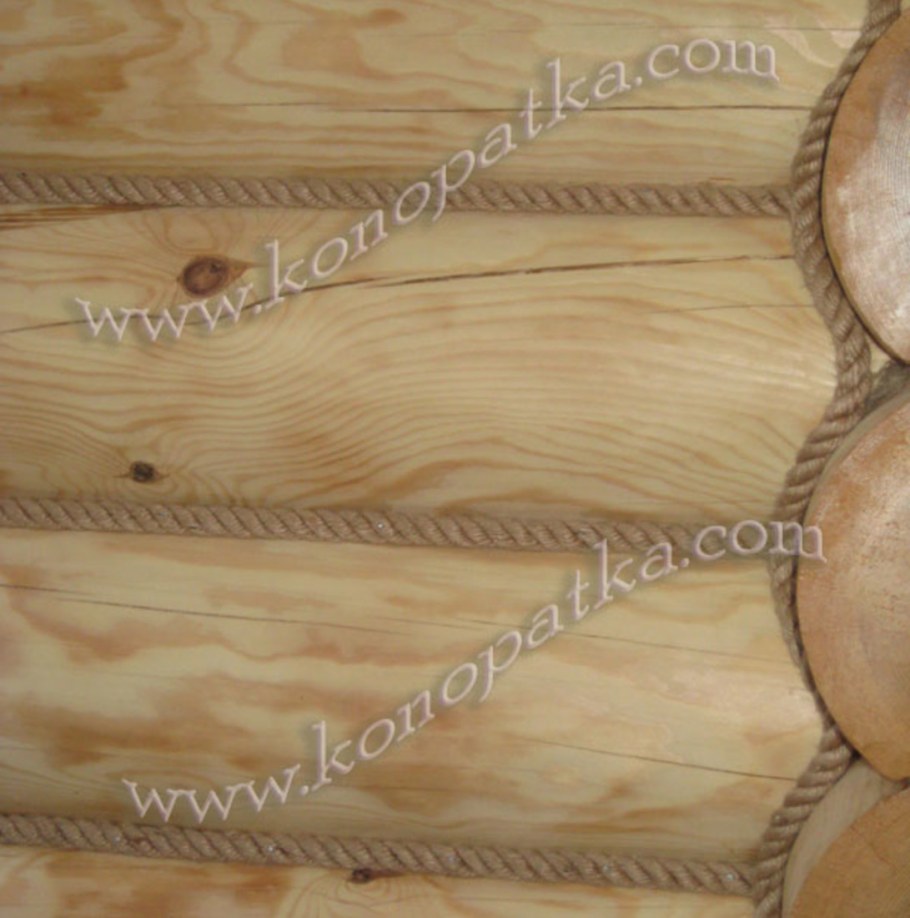 Джутовая веревка в бане