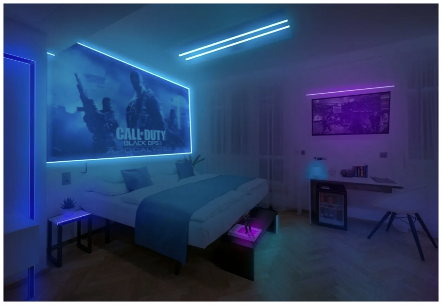 Комната с подсветкой