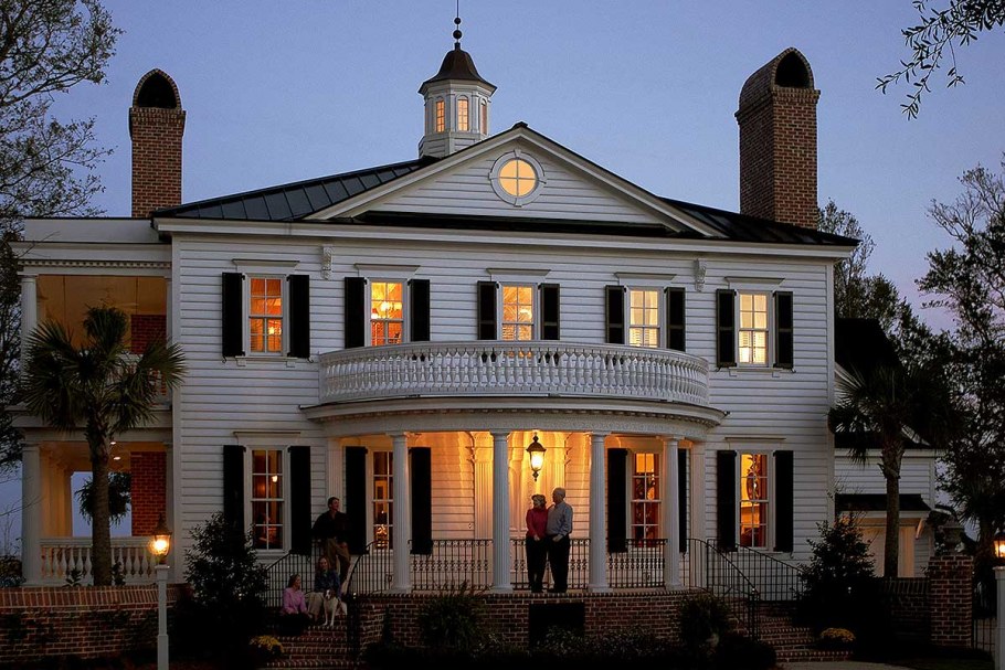 Георгианский колониальный стиль в архитектуре США