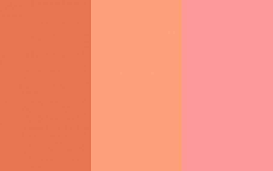 Персиковый цвет стен в интерьере