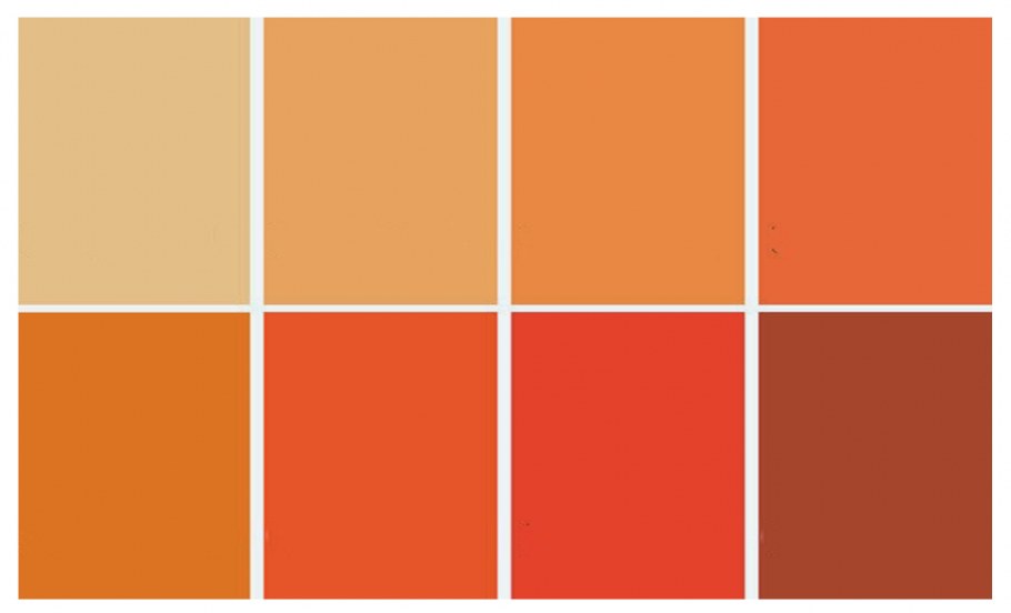 Бежево оранжевый интерьер