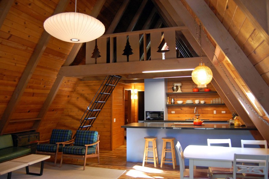 Дом a-frame (дом шалаш)