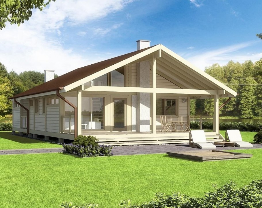 Одноэтажный дом 110 м2