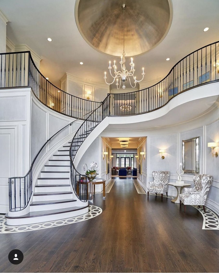 Ограждение для лестницы в доме