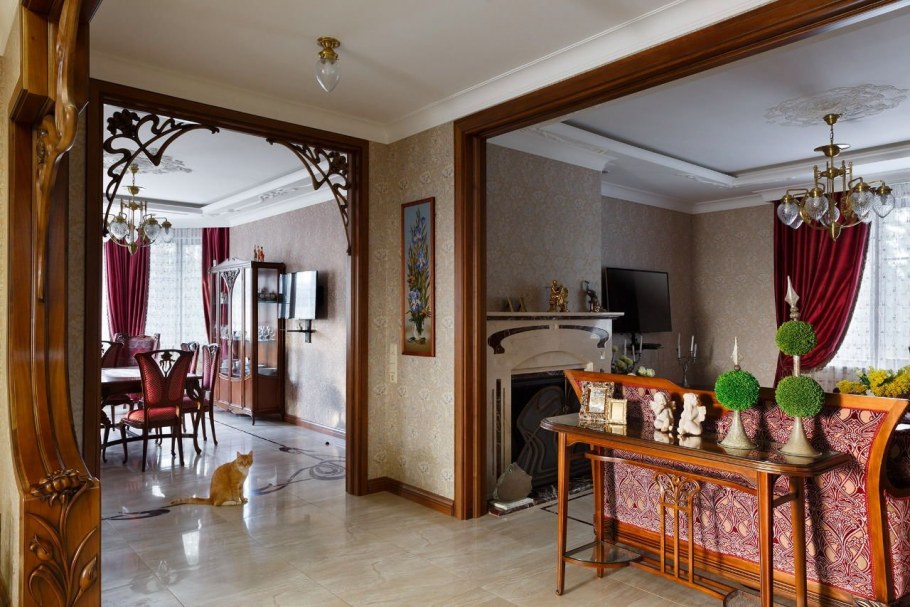 Стиль Модерн в интерьере