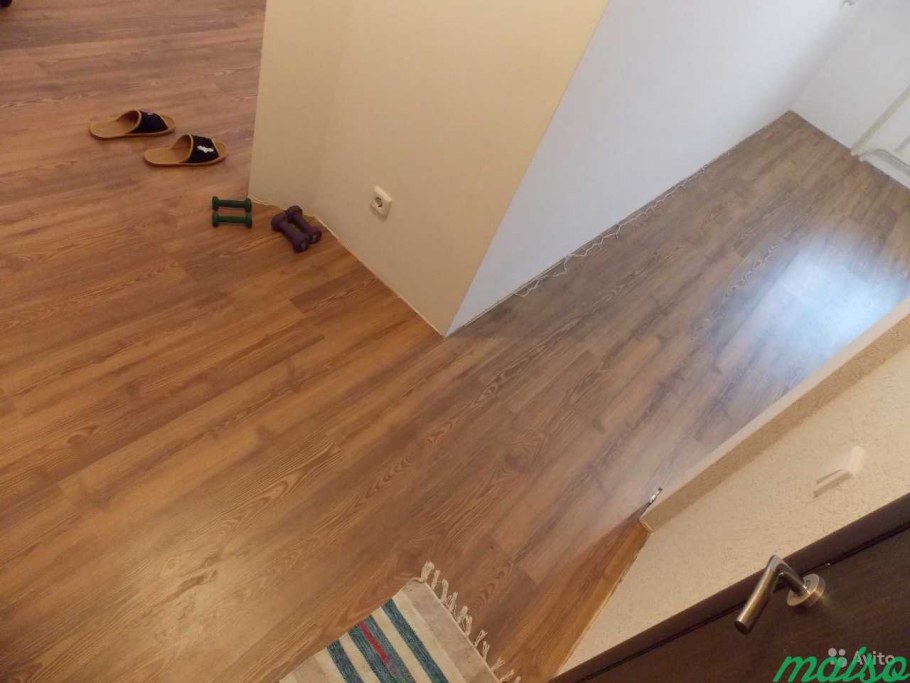 Укладка пола без плинтуса