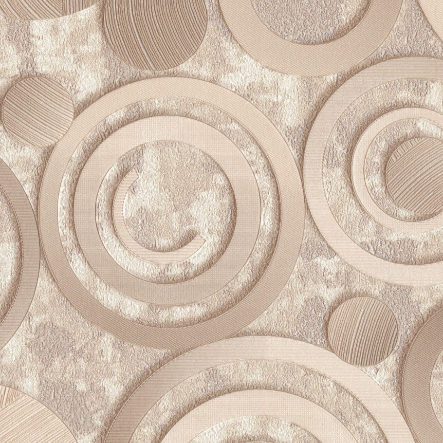 Обои 3д шары на бежевом