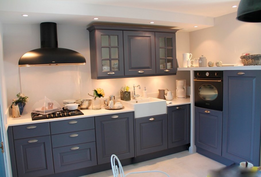 Кухня капучино сочетание с айс современная