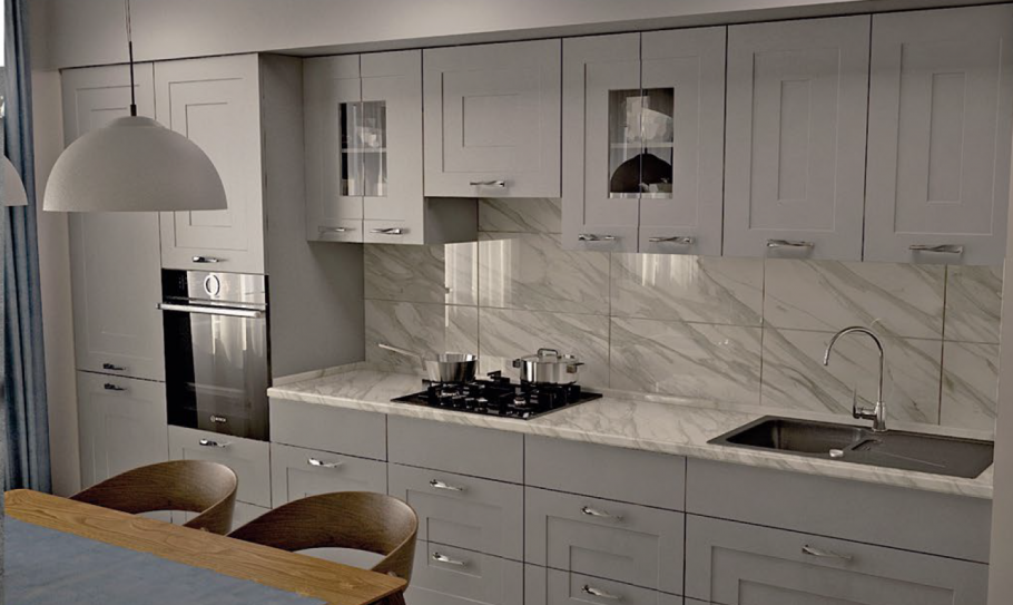 Кухня грейд Бергамо