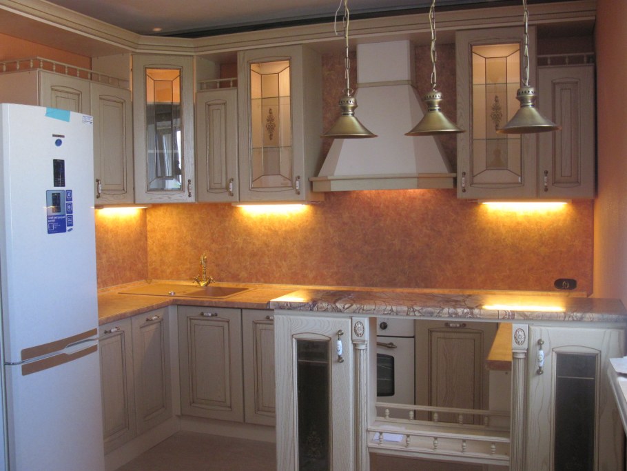 Кухня дуб циннамон касторама