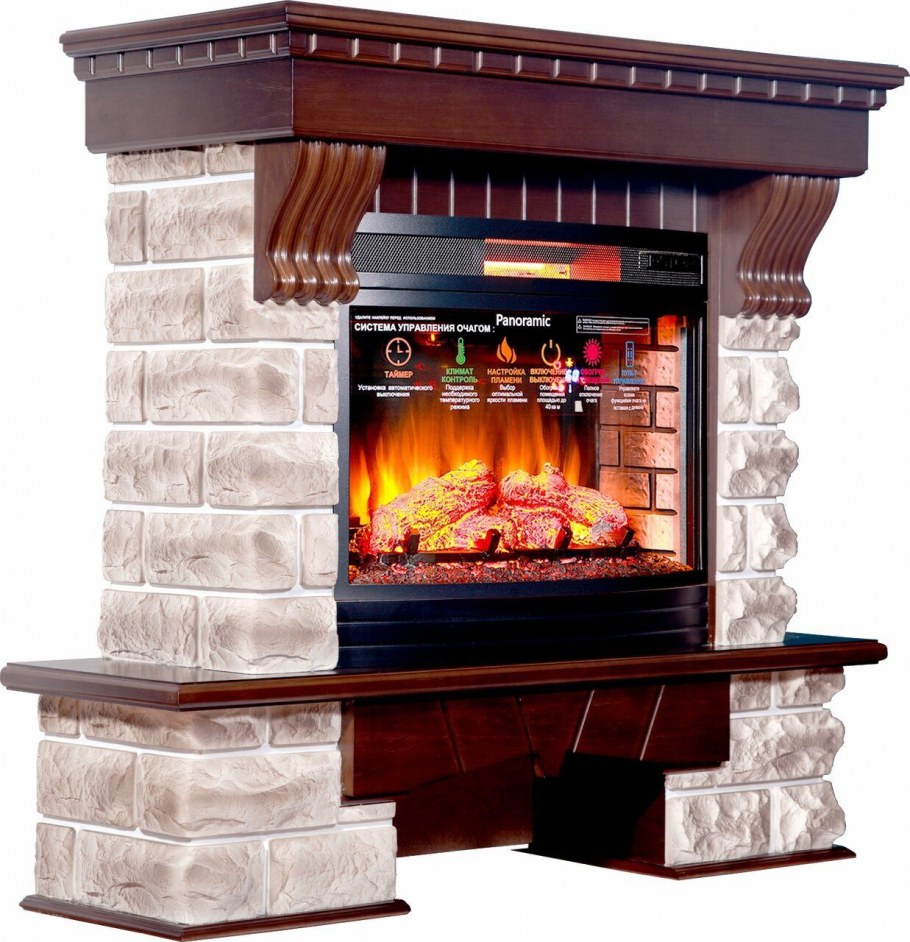 Камин Rocal Angle в интерьере