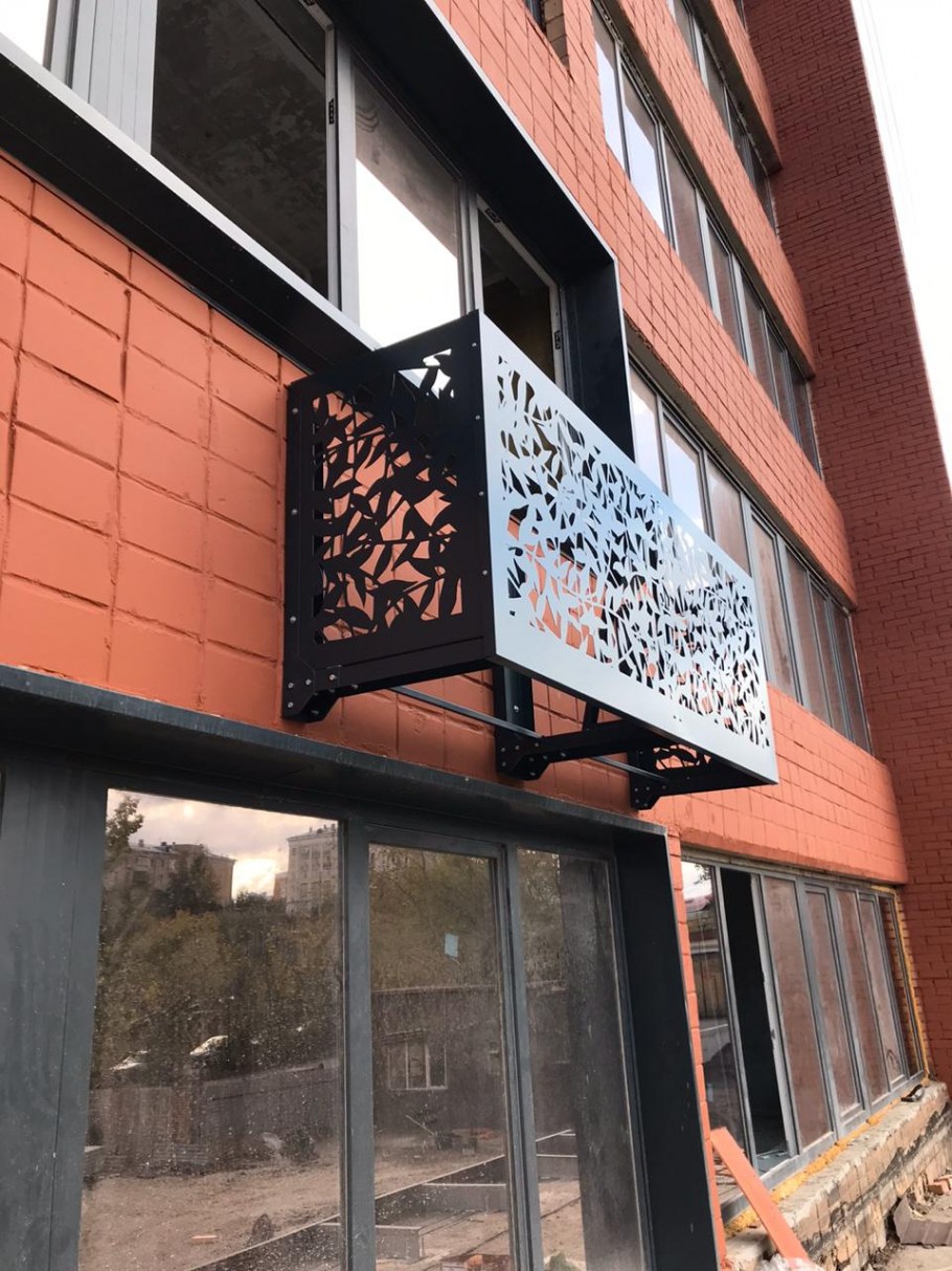 Декоративные решетки для кондиционеров на фасад