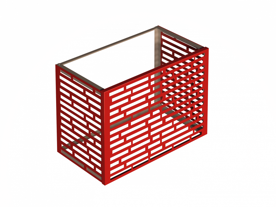 Решетка на кондиционер фасадная