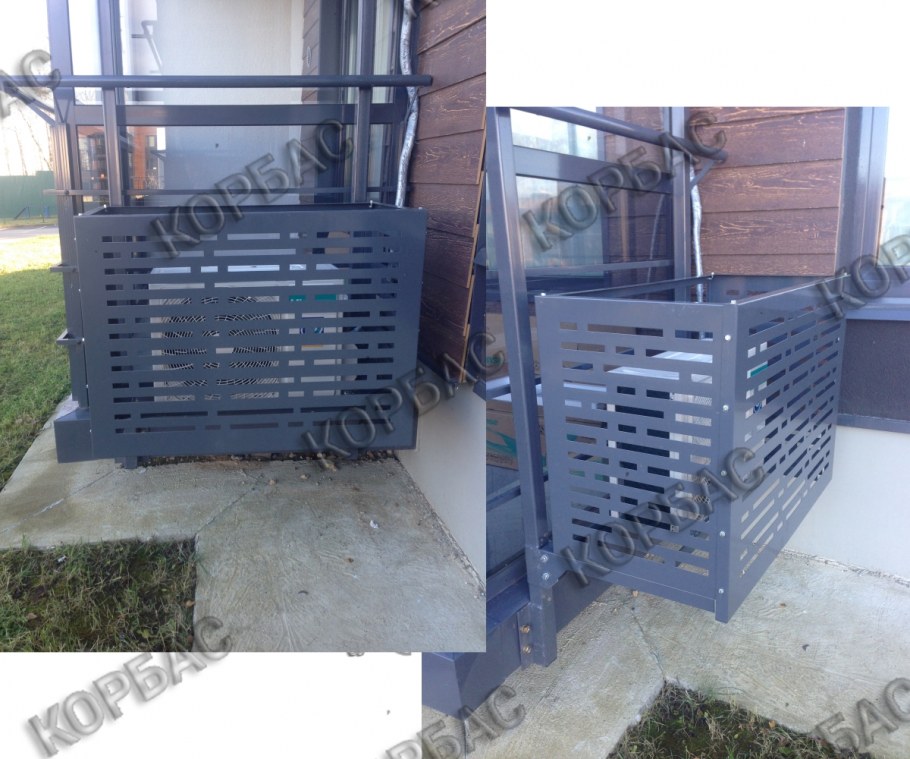 Решетки для кондиционеров на фасаде