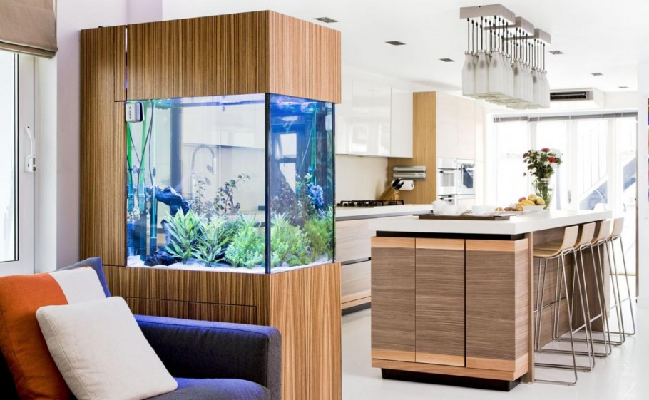 Аквариум в интерьере