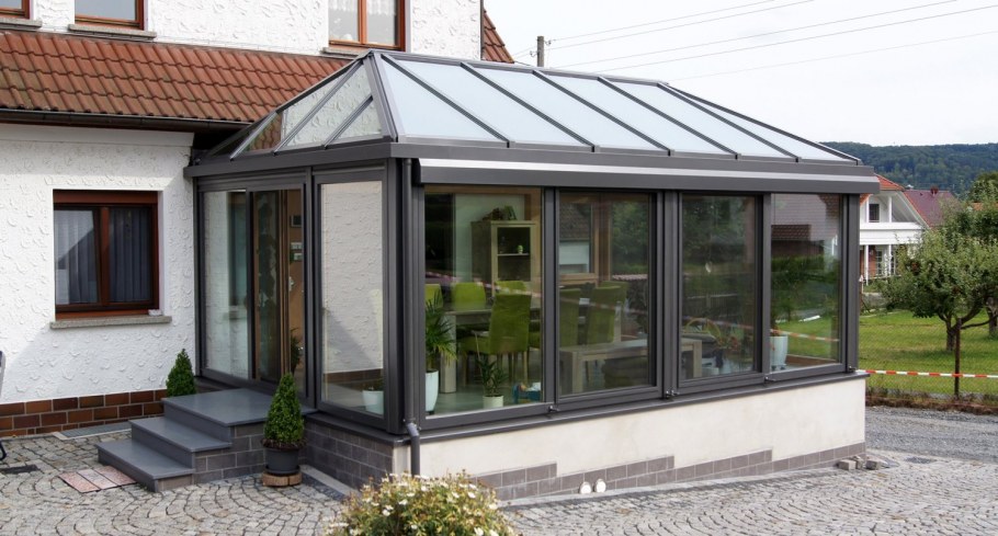 Зимний сад застекленная веранда