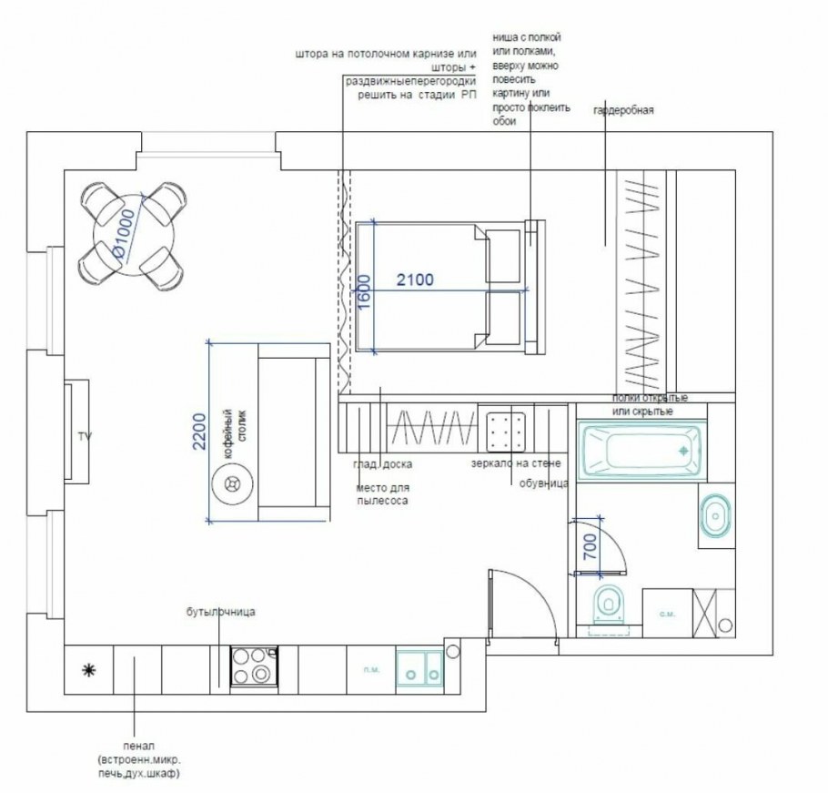 Зандирование детской комнаты